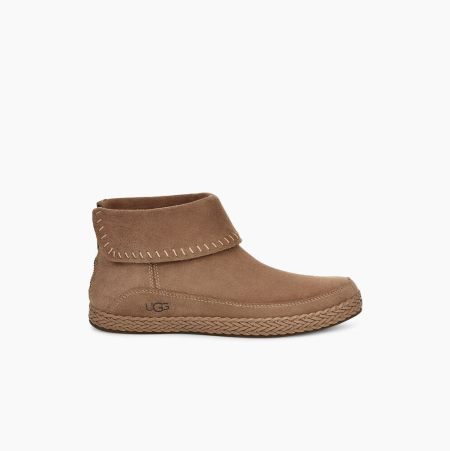 UGG Varney Brown Boots for Women (UFNB62103)